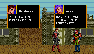 It WOULD explain Aarzak's odd stance, as well as his constant grimace.