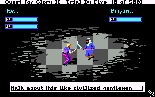 Unfortunately, I am now forced to use my 'Rockemsockemrobot' style of swordplay.