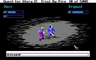 Put it this way, if a guy runs away in the desert and a bloodthristy brigand's the only one to see it, does it make a difference?